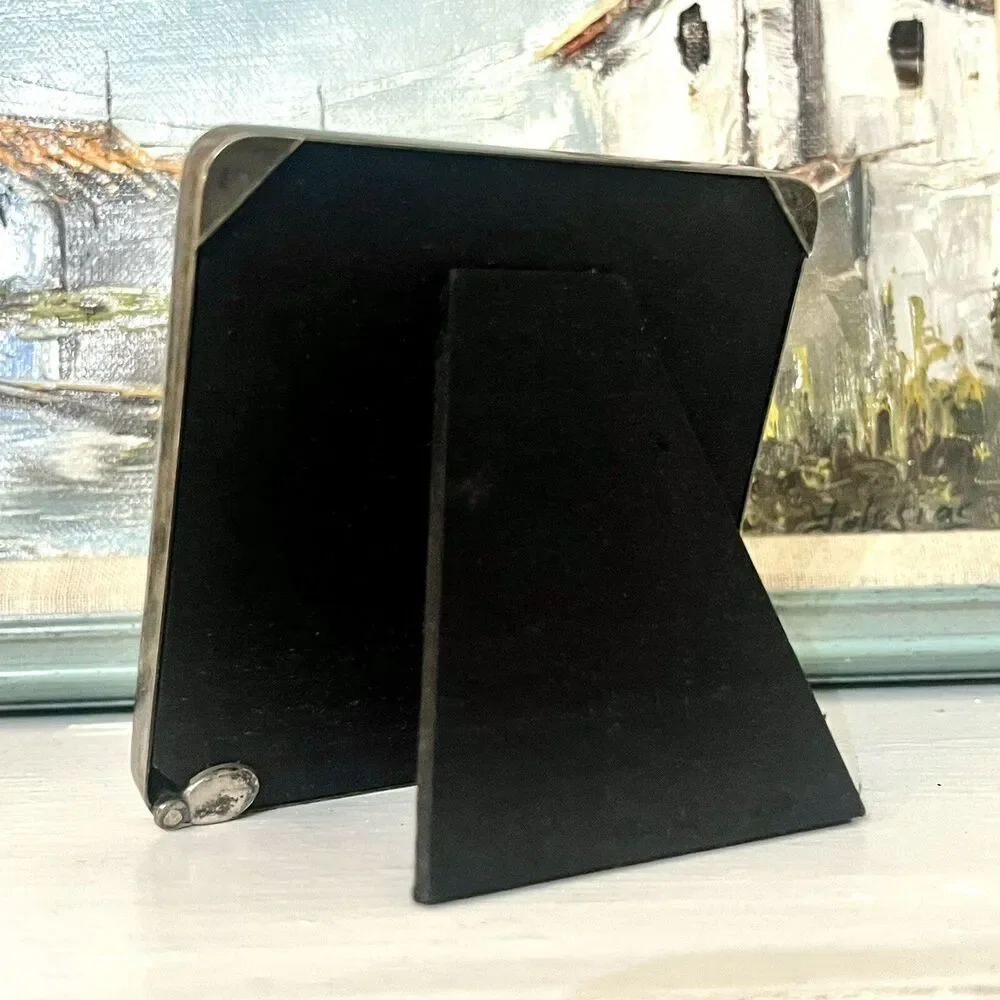 Tiffany & Co Elsa Peretti Sterling Silver Square 4 inch Picture Frame 925 Italy